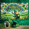 Irish St Patricks Day Photo Backdrop Saint Patricks Day Banner St Patty's Day Party Decorations and Supplies for Home (43 X 71 Inch)